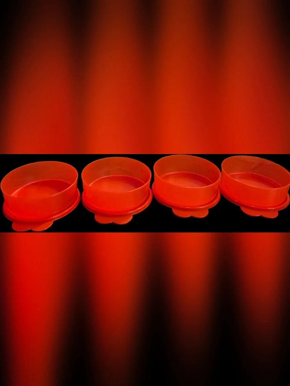 TUPPERWARE BIG WONDERS BOWL SET/4 NWT